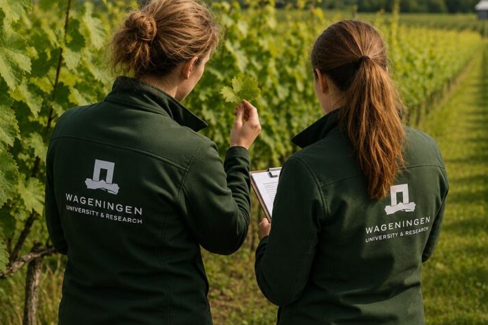 Wageningen University and Research bij duurzame wijnbouw in Nederland