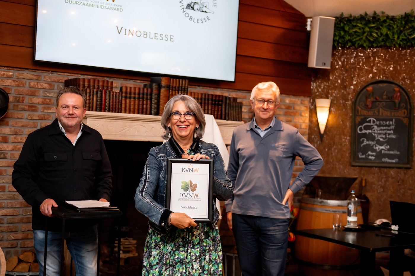 Uitreiking KVNW Duurzaamheidsaward aan Vinoblesse